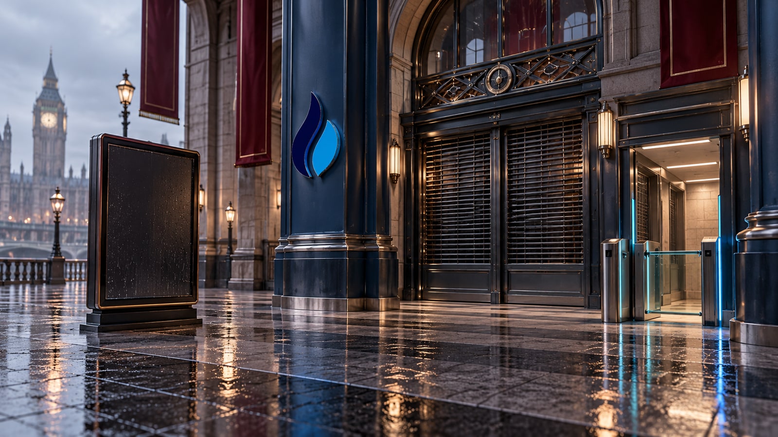 La FCA consigue el cese de las promociones cripto de HTX dirigidas a consumidores británicos — ilustración conceptual original