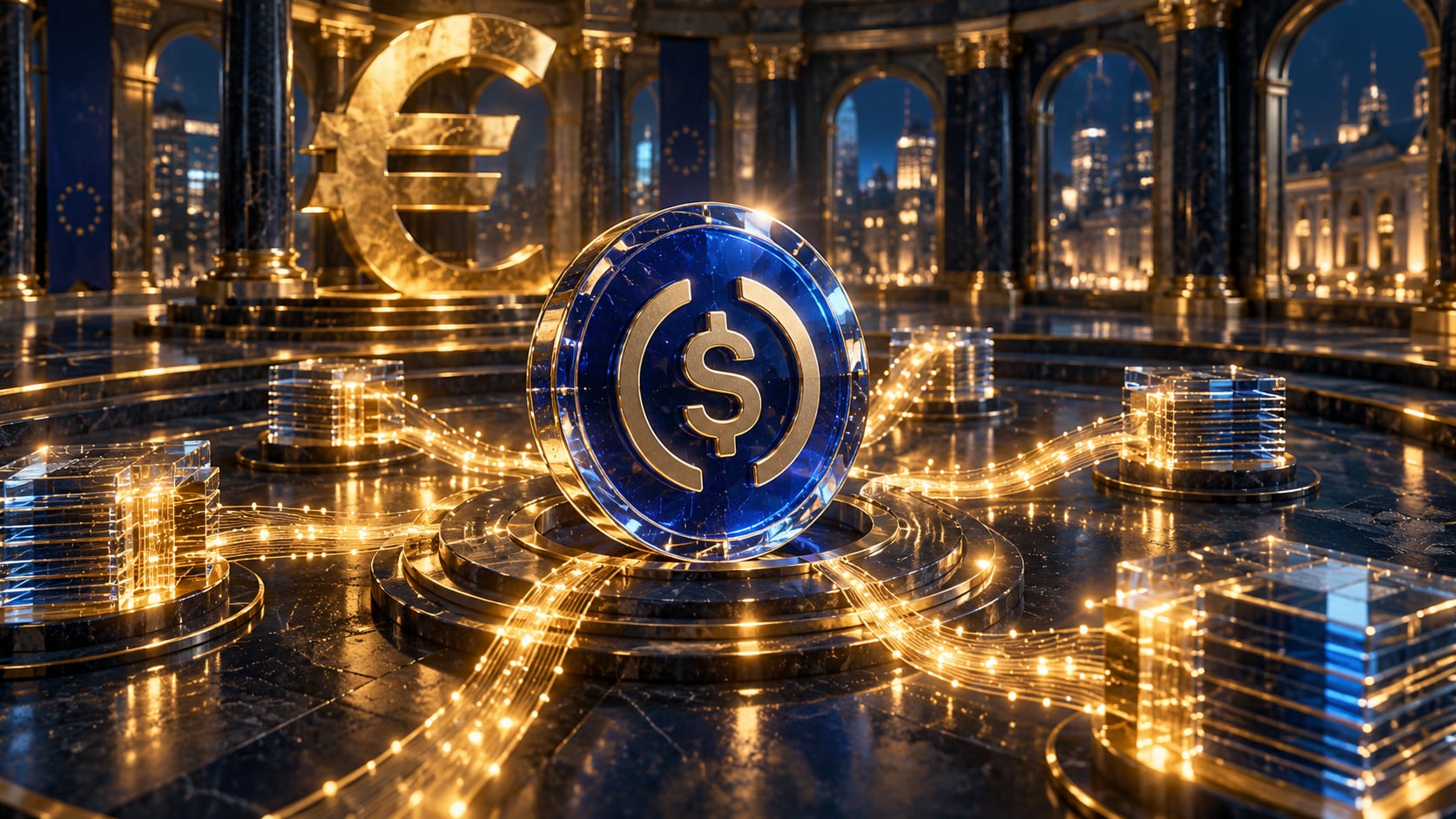 Kaiko:USDC在兑欧元稳定币交易中领先USDT — 原创概念插图