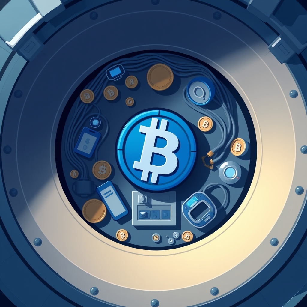 Coinbase Ireland受罚:加密领域资金保护的启示 — 原创概念插图
