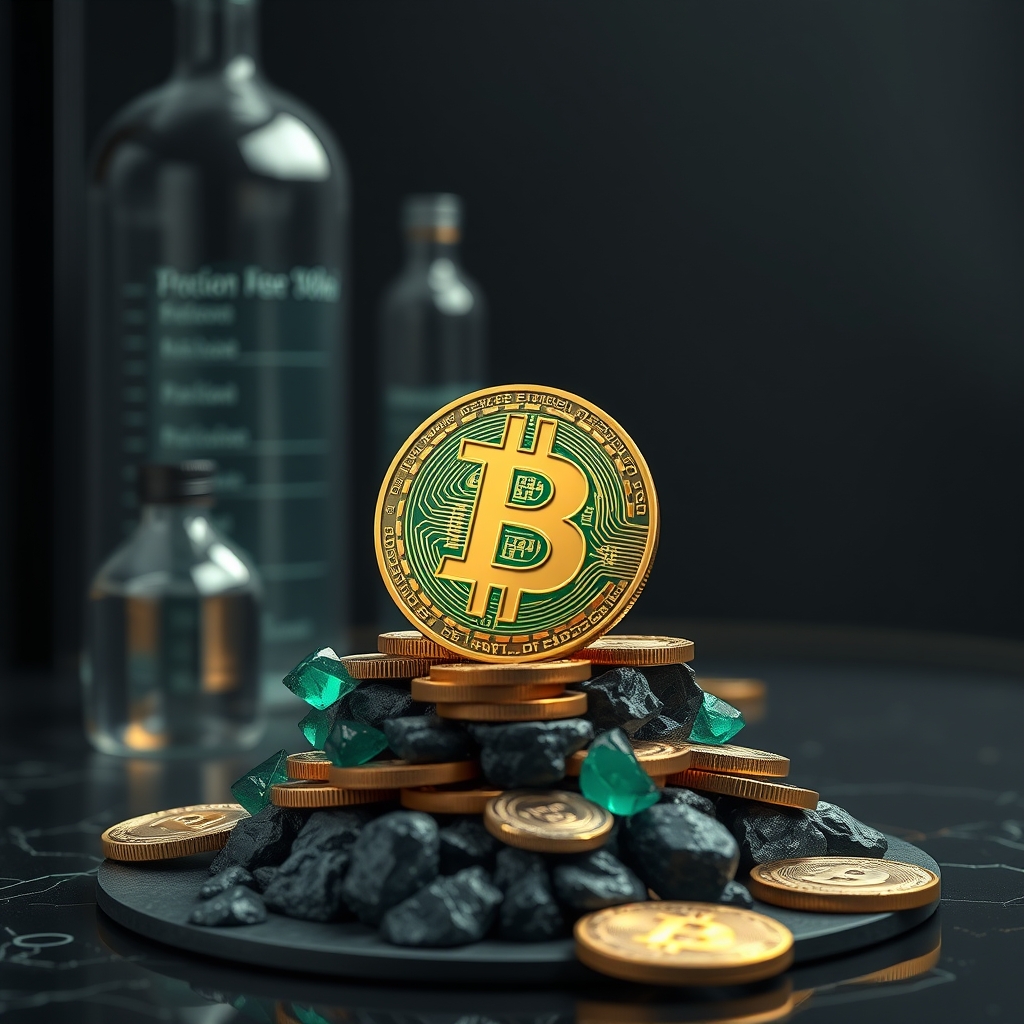 富兰克林邓普顿准备两只将股息再投资于比特币的ETF — 原创概念插图