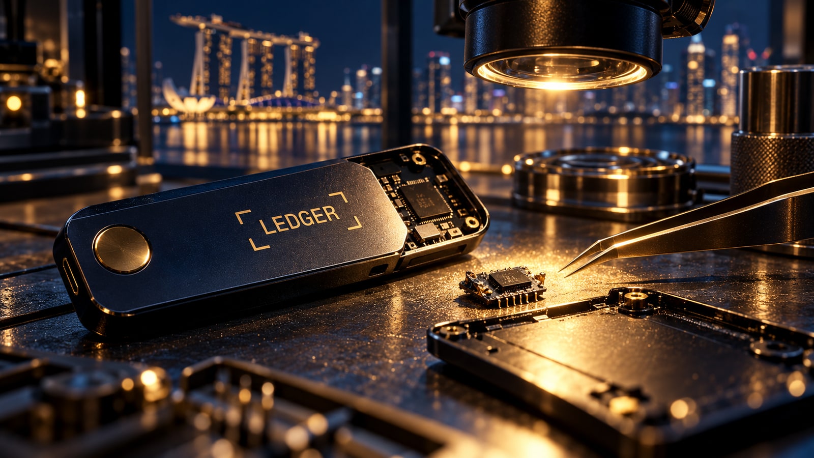 新加坡警方通报Ledger设备遭改装,损失约350万新元 — 原创概念插图