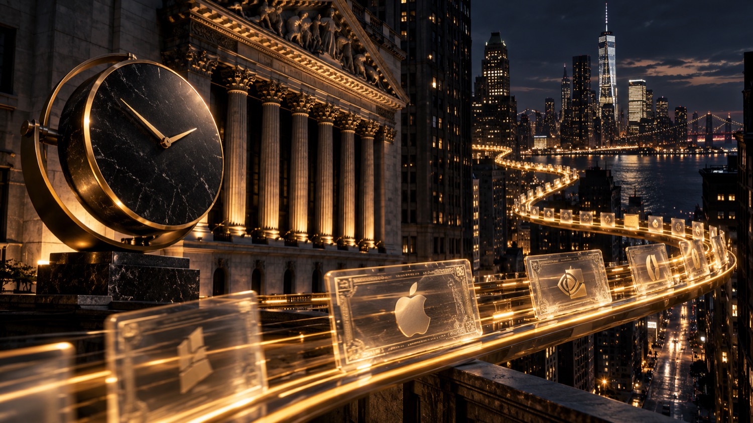 Titres tokenisés : négocier après Wall Street ne supprime pas les contraintes — illustration conceptuelle