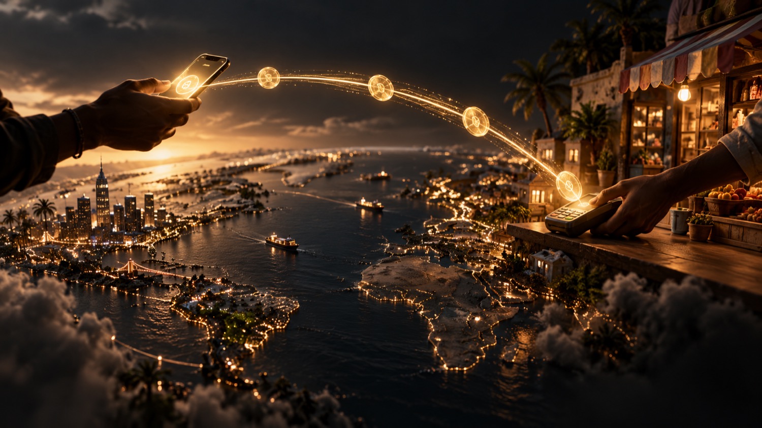 Transferts en stablecoins : ce que cache la promesse de frais réduits — illustration conceptuelle