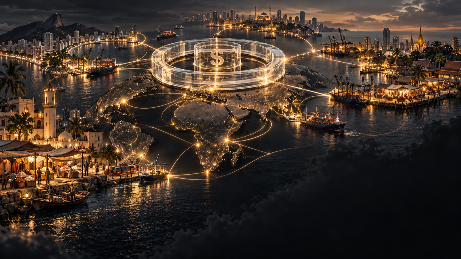 Pour Circle, le défi est de relier USDC aux monnaies locales — illustration conceptuelle